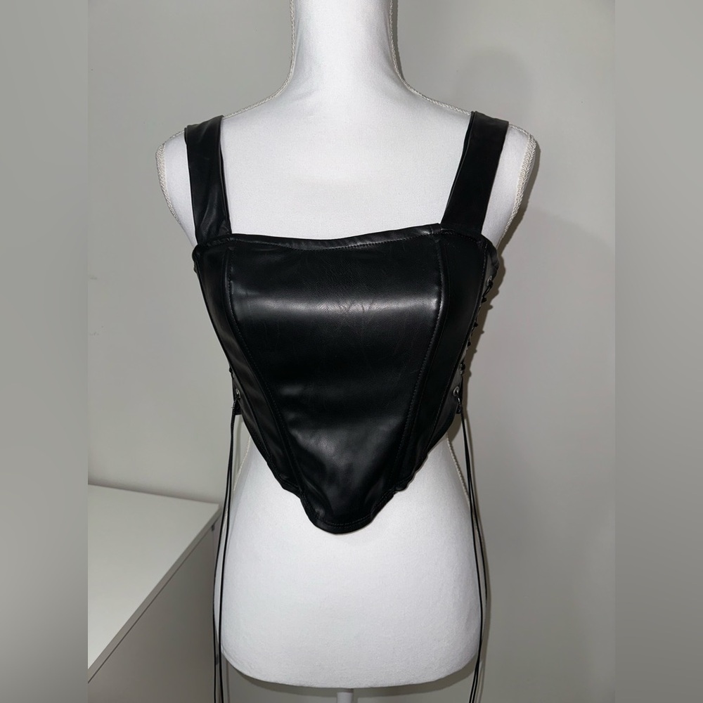 Black corset top